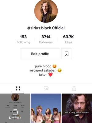 A post by @sirius.black.0fficial on TikTok caption: STOP PLAYIN STOP IT RN STOP STOP GUYS THANK YOU SO MUCH I CANT EVEN EXPLAIN HOW GRATEFUL I AM ILY ALL <3333