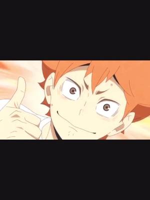 A post by @7anime_weirdo7 on TikTok caption: ハロー 🤣🤣 #anime #haikyuu #haikyu #hinatashoyo #tanakaryuunosuke #funnyanimemoments ￼￼