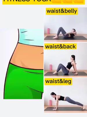 A post by @workout_plus on TikTok caption: how to remove fat on waist, belly and leg👉👉👉#yoga #yogapose #yogapractice #workout #fitness #