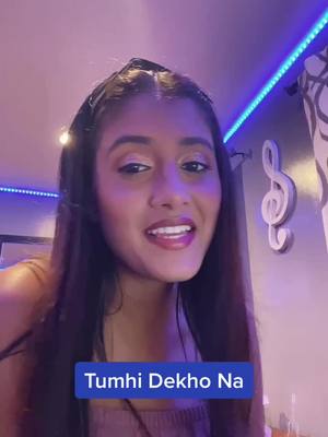 A post by @hri.badri on TikTok caption: Who remembers this pretty song🤩 #fyp #hindicover #tumhidekhona #Affirmations #sonunigam #SEL #alkayagnik #kabhialvidanaakehna