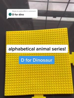 A post by @perler.beadssss on TikTok caption: Reply to @jadew10m d for dino!! i'll be more active from now on! #fyp #perlerbeads #xyzcba #foryou #dinosaur