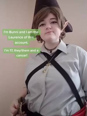 A post by @mystreet.cosplays_ on TikTok caption: Saw everyone reintroducing themselves so here. #laurence #laurencecosplay #aphmaulaurence #mystreet #aphmau #cosplay #fyp