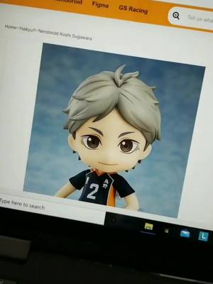 A post by @weebekah on TikTok caption: see you in February!  sugawara nendoroid preorders end TMRW!! #haikyuu #sugawara #haikyuunendoroid #nendoriod #anime #manga #goodsmile