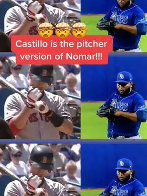 A post by @catalystbaseball on TikTok caption: Those baseball routines 🤣🤣🤣 #baseball #baseballboys #supersticious #baseballroutine #nomargarciaparra #diegocastillo #rays #raysup #raysbaseball