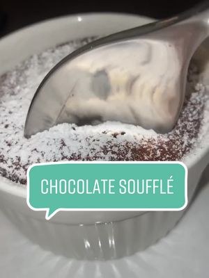 A post by @c_o_t_20 on TikTok caption: 🚨Chocolate Soufflé🚨 this was not easy! I thought I’d messed up the chocolate at one point but I made it through! #fyp #Foodie #feelinggood