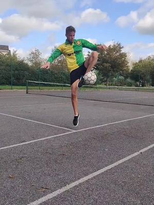 A post by @conorreynoldsfs on TikTok caption: Triple ATW in slow-mo 😳 #xyzbca #freestylefootball #manutd #manchesterunited #football #Soccer #skils #tricks #ireland #foryou #fyp