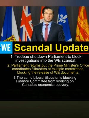 A post by @bp.._..bp on TikTok caption: WE scandal update #we #scandal #justintrudeau #trudeau #pierrepoilievre #canada #canadian #tiktokcanada #ohcanada #fyp #foryou #foryoupage