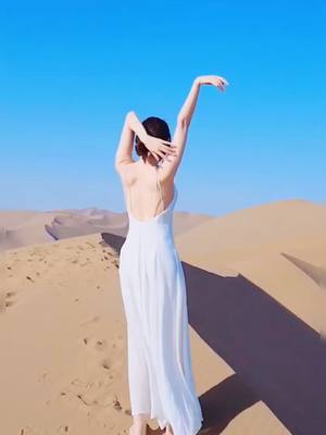 A post by @beautyoutfit on TikTok caption: I own this desert, you own me.🥰 #foryou #girl #foryoupage #goddness #beauty #fyp #perfect #model #beautiful #dance