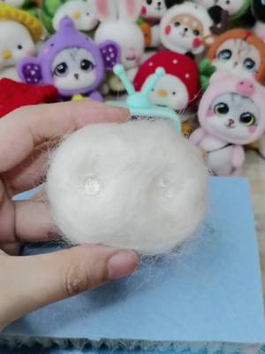 A post by @calebdodsonwxyf on TikTok caption: Its name is puff 🧁🧁#SFXMakeup #ThatWitch #ComingOfAge #woolfelt