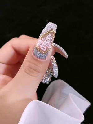 A post by @nailartist48 on TikTok caption: Follow for more #foryou #nail #nailtutorial #nailsartvideos #nailart #nails💅 #naildesigns #polygelnails #polygel #polygeltutorial