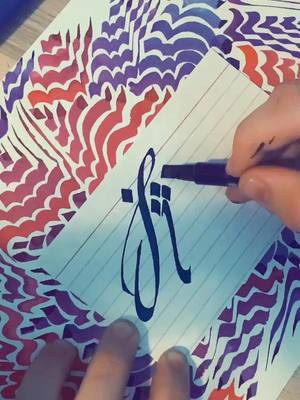 A post by @drsaucey on TikTok caption: Jill :) #oddysatifying #calligraphy #exprESSIEyourself