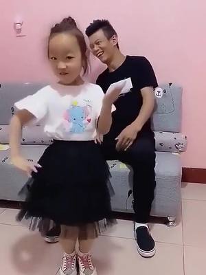 A post by @ryans_mummy on TikTok caption: This expression is really funny, what a showy little girl. #ryans_mummy #daughter #showygirl #childdancer #dancegirl #dancer #dance #cutegirl