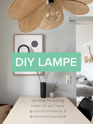 A post by @catnplant.balance on TikTok caption: Schnell mal ne Lampe gebastelt 😬 #homedecor #makeover #DIY #inspo #upcycling #light