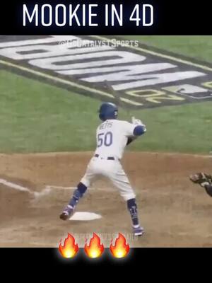 A post by @catalystbaseball on TikTok caption: Will Mookie Win MVP!!?? #mookie #mookiebetts #losangelesdodgers #ladodgers #dodgers #dodgersbaseball #mvp #4dreplay #WorldSeries #MLB #la #betts