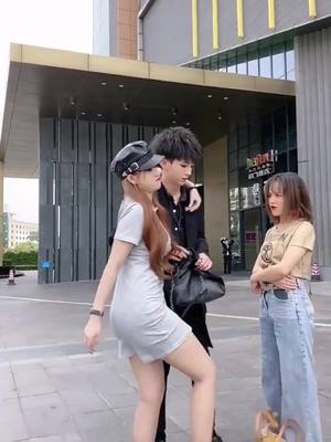 A post by @brianreaa on TikTok caption: Never touch me! I have a violence girl to protect me😉 @yolandaaalove #fyp #foryou #girl #boy #girlfriend #boyfriend #gang #viral #sweet #romantic