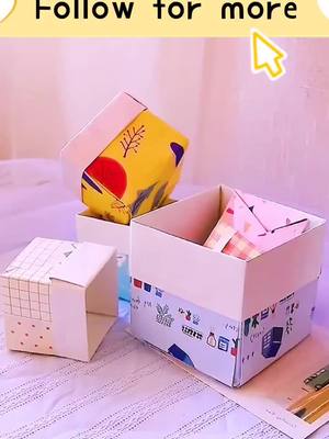 A post by @handicrafts86 on TikTok caption: Make a storage box#handcrafts #handmade #DIY #fyp #foryou #foryoupage #tiktok