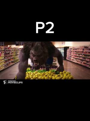 A post by @themoviekingboys on TikTok caption: Werewolf On Aisle Scene. Part two. Like for part three! #movie #clips #movieclips #scene