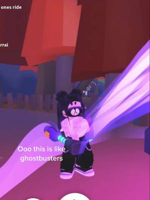 A post by @elzieab on TikTok caption: I thought this was like ghostbusters lol #ghostbusters #adoptme #foryoupage #roblox