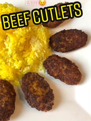 A post by @foodontiktok_ on TikTok caption: Everybody has his/her own recipe for that and this is my favourite recipe! #myrecipe #beefcutlets #cutlets #LearnOnTikTok #tiktokfood