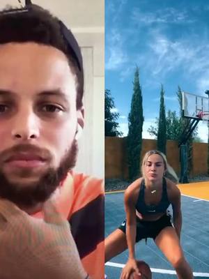 A post by @stephencurryvlog on TikTok caption: #duet with @cavindertwins #sports #basketball #shoot #fyp #foryou