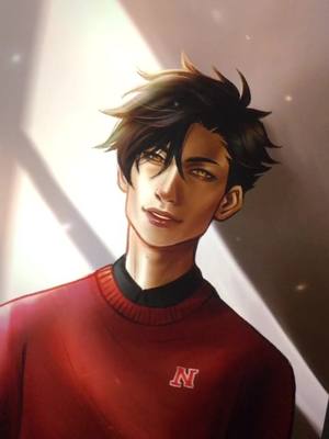 A post by @anya.h21 on TikTok caption: Kuroo ✨ #kuroo #haikyuu #kurootesurou #anime #otaku #fypシ #foryoupage #nekoma