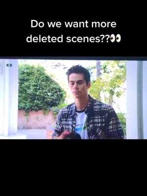 A post by @iconic_teenwolf on TikTok caption: Deleted scene from season 3!! #season3 #deletedscene #stilesstilinski #scottmccall #teenwolf