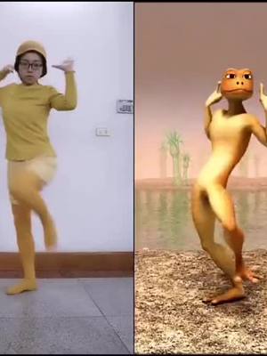 A post by @likee60 on TikTok caption: #imitate You are the man, no, you are the frog