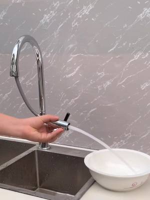 A post by @shower.heads on TikTok caption: #sanitaryware #faucet #tap #watertap kitchen faucet