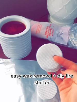 A post by @rollingwithlisa on TikTok caption: #wax #DIY #firestarter