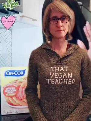 A post by @lcalifornia.granny on TikTok caption: #stitch with @thatveganteacher when will this Heifer learn to shut her pie hole.