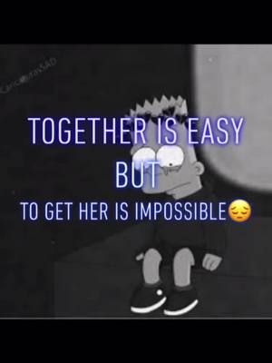 A post by @crazyrabbit677 on TikTok caption: True😕#sad#sadness#bart#together#fyp#viral#foryou#fördig