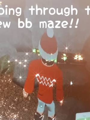 A post by @bloxy.cow on TikTok caption: TYSM FOR 5.8K!!!! #bloxycow #ty #bloxburg #bloxburgmaze #HappyHolidays #GiftOfGame #viral #christmas