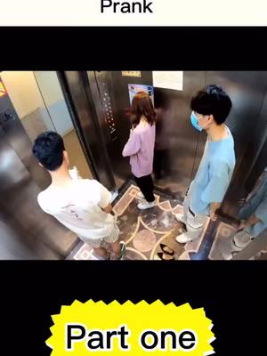 A post by @tkfunnylife on TikTok caption: Don’t be afraid. To be continued 😎#fy #fyp #elevatorprank #prank #funny #fun #joke