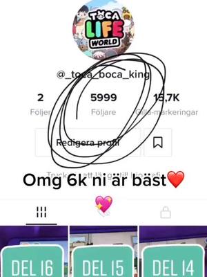 A post by @_toca_boca_king on TikTok caption: 6k💖💖💖💖