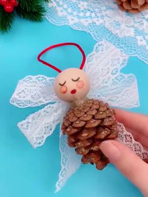 A post by @lovehandcraft on TikTok caption: Pine cones princess👧#pinecones #princess #cute #lovely #amazing #interesting #beautiful #beauty #craftlover #funny #cool #CashAppInBio #HomeCooked