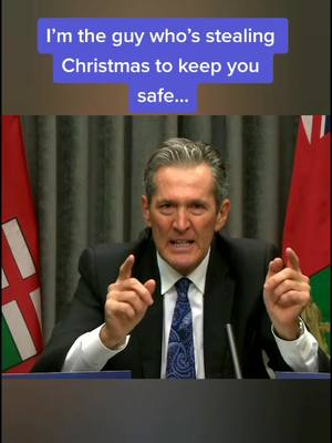 A post by @bp.._..bp on TikTok caption: I’m the guy who’s stealing Christmas to keep you safe... #true #covid19 #coronavirus #christmas #winnipeg #manitoba