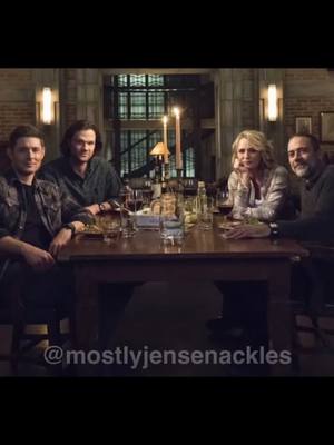 A post by @mostlyjensenackles on TikTok caption: #jensenackles #supernatural #deanwinchester #samwinchester #jaredpadaleckl #spnfamilyforever #Home #fyp