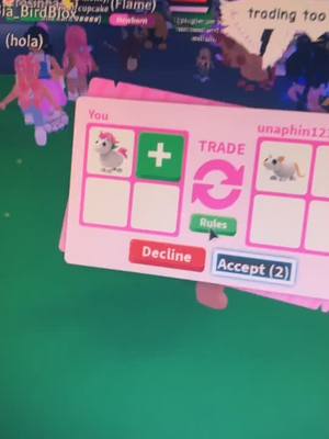 A post by @moffiimmi on TikTok caption: W/f/l o think win or fair bc golden rats isnt in the game and unicorn is !🥰💖🌊☁️#moffiimmi😅 #foryou #winorlose #adoptmeroblox sry got the shake