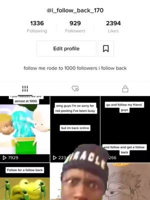 A post by @i_follow_back_170 on TikTok caption: OMG GUYS WERE SO CLOSE TO 1000 FOLOWERD OMG IM SO HAPPY THX FOR ALL OF THE SUPPORT YOU GUYS ARW THE BEST@ap_edits