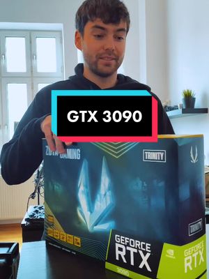 A post by @frameworker on TikTok caption: Endlich ist sie da 🙌🏻❤️ #gtx #gamingpc  #graphiccard #viral #fyp