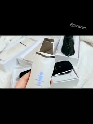 A post by @pcaress on TikTok caption: How to get rid of blackhead with ultrasonic scrubber #ultrasonicscrubber #blackhead #foryou #facecare #pop