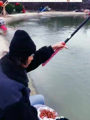 A post by @lovefishing123 on TikTok caption: Is the fish coming in fast enough?#Outdoors#fish