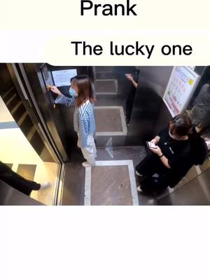 A post by @tkfunnylife on TikTok caption: Romantic?#funny #prank #elevatorprank #fun #fy #fyp #joke