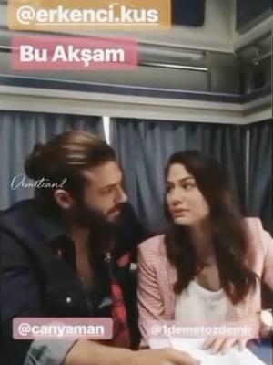 A post by @_can_sanem__ on TikTok caption: Can & Demet❤️😍😍                          #foryoupage #foryou #fy #fyp #demetozdemir #canyaman #can #demet #sanem #candem #canem #nekedbe #erkencikus