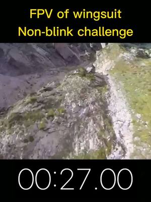 A post by @xgame07 on TikTok caption: Non-blink challenge #wingsuit #foryou #fyp #extremesports #