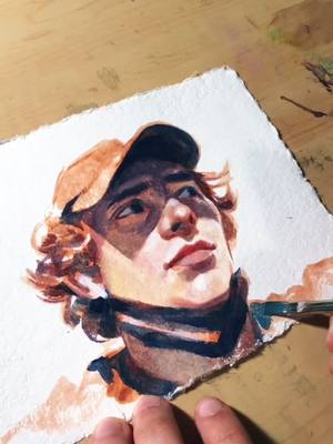 A post by @matthewsorgie on TikTok caption: Thanks again @erikaleesears for the palette😭😭 #fyp#art#artist#timotheechalamet