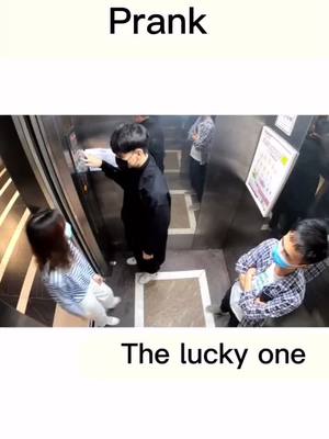 A post by @tkfunnylife on TikTok caption: Again. Romantic?#funny #prank #elevatorprank #fun #fy #fyp #joke