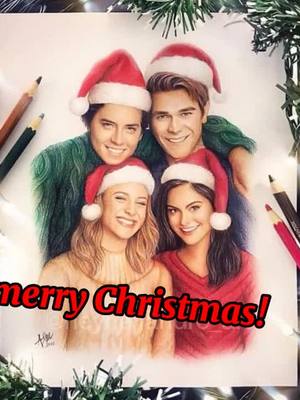 A post by @.riverdale_.fanpage on TikTok caption: merry Christmas!🎄❤️😁 #Christmas2020 #riverdale #foryoupage #perfectgifts #jughead #fyp #betty #veronica #archie