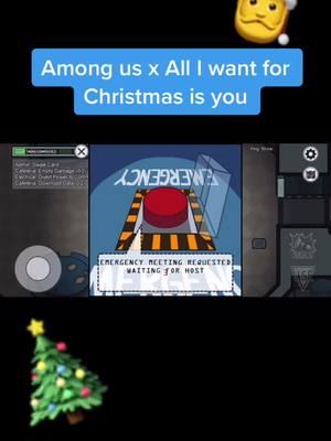 A post by @amongus_memes55 on TikTok caption: MERRY CHRISTMAS!!! 🎄🎁 🎅 #AmongUs #christmas #meme #remix #fyp