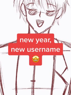 A post by @rayg_artx on TikTok caption: new year, new username, new time lapse, new things to learn 🥳 #artistsoftiktok #fyp #foryou #gojousatoru #animeart